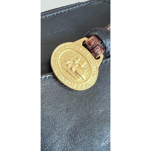 VTG Brahmin VGC Madelyn Tuscan Hobo Melbourne Croc Emb Leather Crossbody Bag - Picture 11 of 13